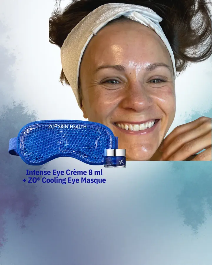 ZO Skin Health kampanje |Få Intense Eye Crème 8 mL og ZO® Cooling Eye Masque ved kjøp av Peptide Facial Refining Concentrate, Firming Serum eller Growth Factor Serum.