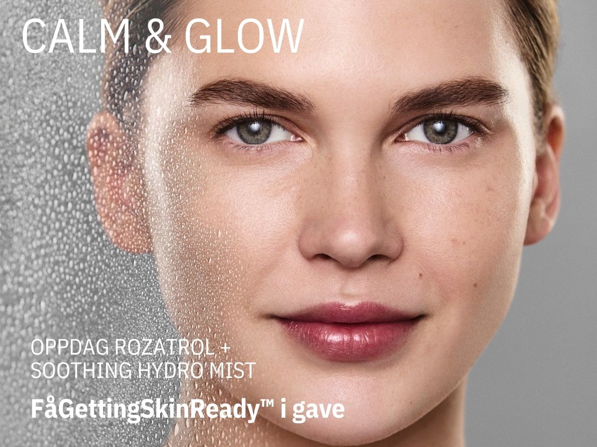 Får et Getting Skin Ready Kit i reisestørrelse ved kjøp av Rozatrol og Soothing Hydro Mist.